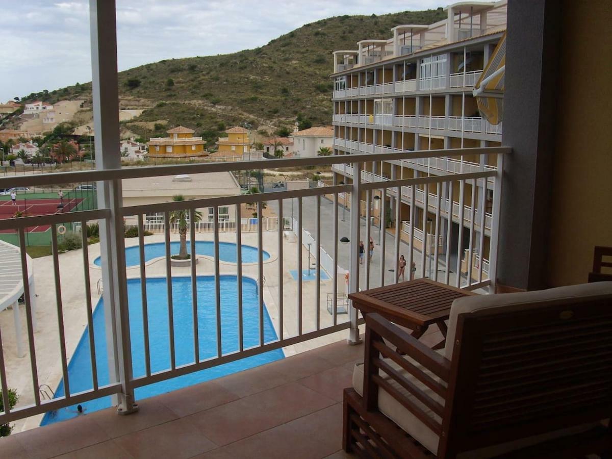 2 Dorm.A/A.Vista Mar.Wifi.Gym.Sauna.Terraza.Parking. El Campello Buitenkant foto